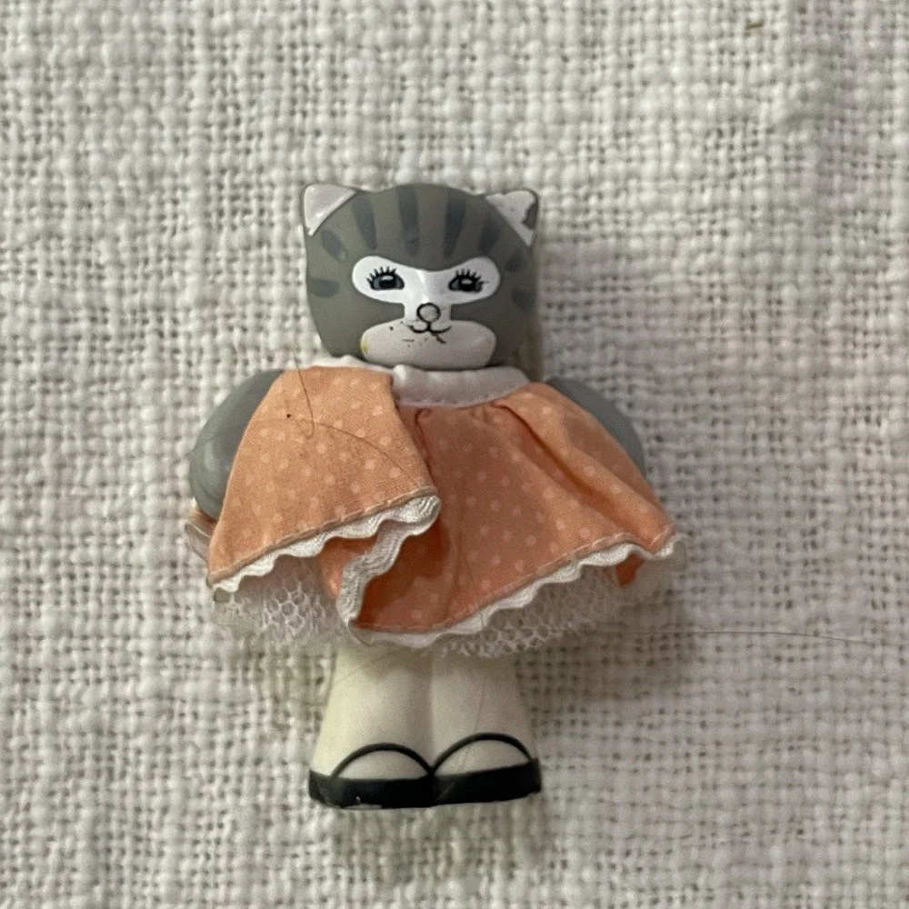 Vintage Dustyn Schear Doll Figure‎ Toy 1989 Cat Kitty Ornament 3
